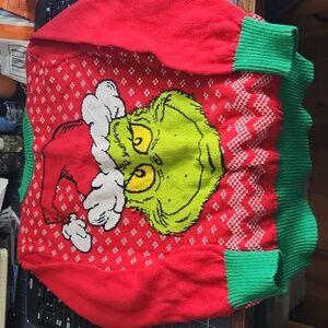 Grinch christmas sweater extra small